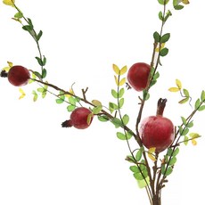 人造石榴枝, 紅色的