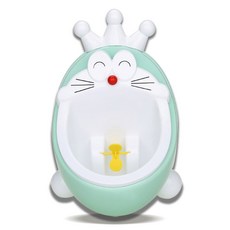 TOBE MOM 男童用貓咪造型小馬桶, 薄荷綠