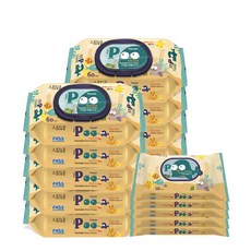 푸티슈 비데티슈 캡형, 70g, 10매입, 1세트