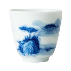 山水畫茶杯 jdz-qzsb-001, 混色, 1個