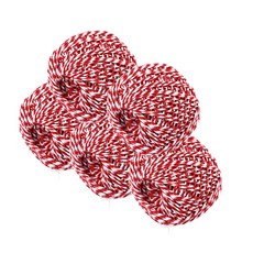 GIP 100m各色麻繩 紅色白色 5入, 1個