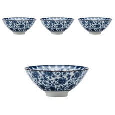 Ward Mall 財富歸化日式陶瓷茶杯架, 混色, 4件