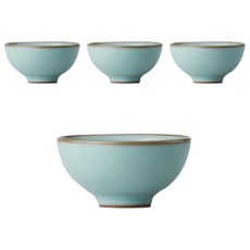 Wardmall Sowon陶瓷茶杯, 混色, 4件