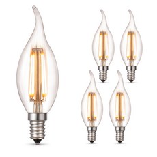 Cthio LED 框架燭台 14 底座 3W, 黃光, 5入