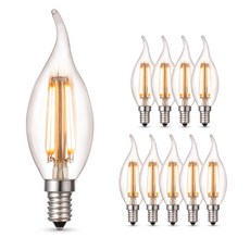 cityo LED燭台燈泡 E14 3W, 黃光, 10入