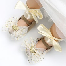 JOY MULTI 孩童蝴蝶結綁帶學步鞋