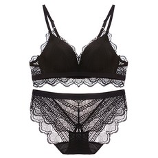 GLAM GONGGAM 蕾絲無鋼圈內衣內褲組