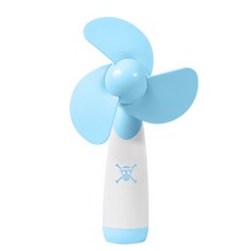 원피스 무선디자인 휴대용 핸디 선풍기, YGH365B, 루피 블루