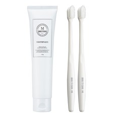 BRITISH M Erot 牙膏 150g + 牙刷 2p 白色, 1套