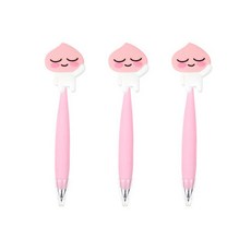 아이콘스 카카오프렌즈 실리콘 볼펜, 어피치, 3개입