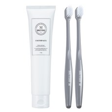 BRITISH M Erot 牙膏 150g + 牙刷 2p 灰色, 1套