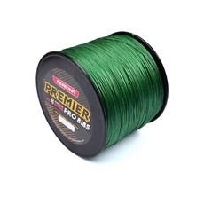 PROBEROS 8股編織 大容量 釣魚線 1000m, 綠色, 1個