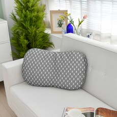 BLEDIK HOME 質感乳膠枕+枕頭套, 灰色的