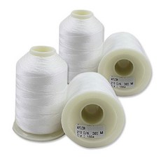 Fashion Point 尼龍線 縫紉線 210D/6, 1024 白色, 1個