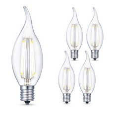 cityo LED燭台燈泡 E17 3W, 白光, 5入