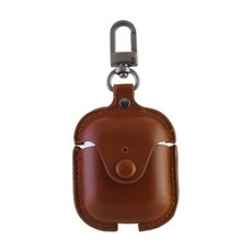 VICHELLE Planc AirPods 皮革保護殼, 單一商品, 紅棕色