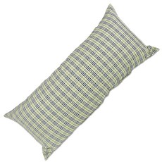 Daeyil Company伯明罕格紋靠枕, 綠色