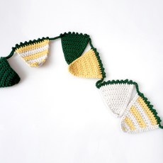 슬로우모먼츠 코바늘 DIY패키지 앙팡 가랜드 8cm, 1세트, 혼합 색상