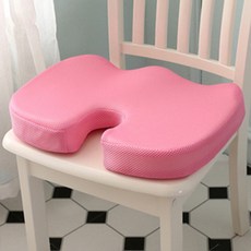 YEEUN 素色造型坐墊, 粉色的