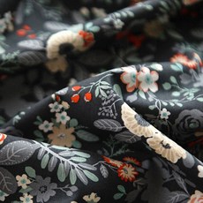 20支純棉印花布料 盛開的花園, 黑莓