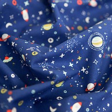 20支棉宇宙印花布料, 混色