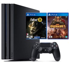 소니 PS4 프로 본체 7218 1TB 제트블랙 + 드워프 한글판 + 폴아웃76 한글판