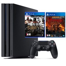 소니 PS4 프로 본체 7218 1TB 제트블랙 + 워해머앤드타임즈 + 메탈기어서바이브 한글