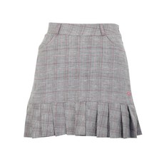 BMU 女款格紋百褶褲裙 ASBU4061