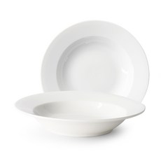 PRELUDE 義大利麵碗 26cm, 白色, 2個