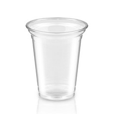 원타임팩 투명 PET 아이스컵, 100개입, 1개, 490ml