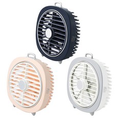 Leto 立體LED迷你電風扇 3入, P22, 黑色、橙色、灰色
