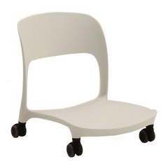 코비아 좌식의자 로라형, 화이트, 1개