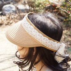 woojooi 女童安妮草編遮陽帽