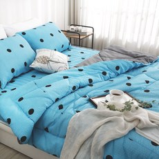 I'm Living Bling泡泡紗薄被, Brick Dot