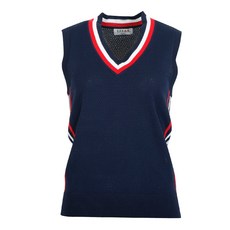 리앤비 여성용 삼색 브이넥 조끼 AVLN6035