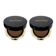 라라츄 볼륨 헤어메이크업쿠션 본품 15g, 2개, 라이트브라운