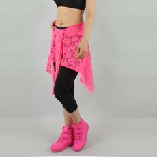 CHORUS LINE 尊巴舞服廣播舞服健美操服CH19054實驗室裙, 粉色的