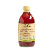 DE NIGRIS 德尼格斯 蔓越莓蜂蜜蘋果醋, 500ml, 1瓶