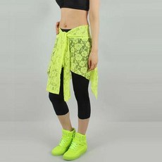 CHORUS LINE 尊巴舞服廣播舞服健美操服CH19054實驗室裙, 淡黃色