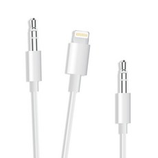 이탑 Ios 안드로이드 AUX 2in1 오디오케이블, MH-030, 혼합 색상