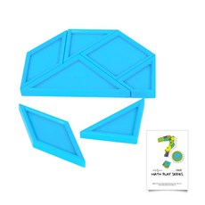 브레인숲 매쓰플레이 그랜드탱교구 + 교재 세트, 1개