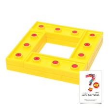 브레인숲 매쓰플레이 핀홀퍼즐교구 + 교재 세트, 혼합 색상, 1개