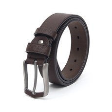 M Cube 運動時尚層壓皮革高爾夫球帶 A3032, 棕色