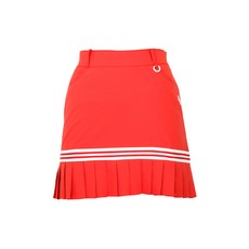 TND GOLF 女款下擺褶飾89刺繡短裙 ASYE4067