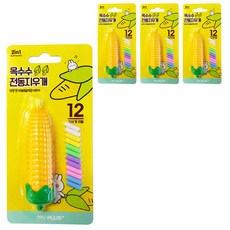 The Open House玉米電動橡皮擦 02-0419, 單色, 4件