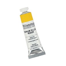 威廉斯堡油漆 S6 6000366 鎘黃色中, 37毫升, 1 種顏色