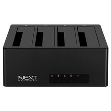 Nextu EasyNet Ubiquitous USB 3.0 4Bay 擴充座 NEXT-644DU3, 黑色