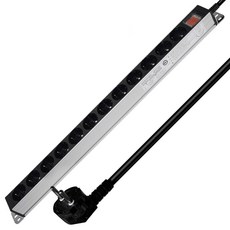 現代電動黑色鋁製多片 12 球 延長線HDSVAL-1225, 2.5m, 1個