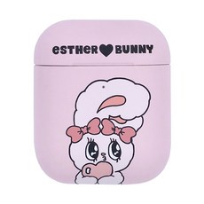 Esther Bunny 艾絲樂小兔 Esther Bunny AirPods 保護殼, 緊抱愛心兔, 單一商品