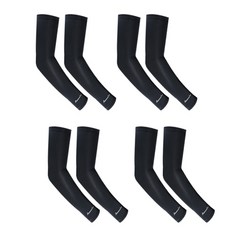 INCONTRO 矽膠帶經典袖套 2入, 黑色, 4個